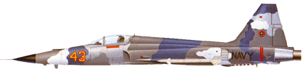 F-5E of the USN's Fighter Weapons School